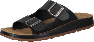 Fly Flot Pantolette Schwarz/Braun