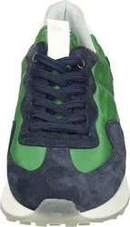 Manitu Schnürer Schnürschuh Blau/Türkis/Dunkelgrün