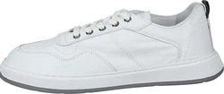 Manitu Schnürschuh Creme/Weiß/Grau/Blau