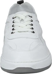 Manitu Schnürschuh Creme/Weiß/Grau/Blau
