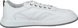 Manitu Schnürschuh Creme/Weiß/Grau/Blau