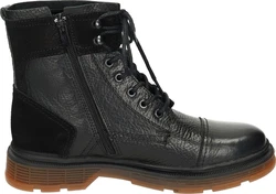 Manitu Stiefel Schnürstiefelette Schwarz