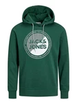 Jack & Jones Kapuzensweatshirt JJLOYD SWEAT HOOD Grün/Dunkelgrün