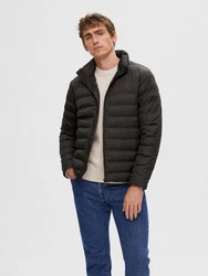SELECTED HOMME Steppjacke SLHBarry Schwarz/Dunkelgrün