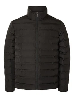 SELECTED HOMME Steppjacke SLHBarry Schwarz/Dunkelgrün