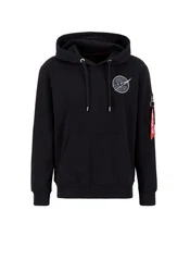 Alpha Industries Hoodie Dark Side Dunkelblau/Blau/Schwarz