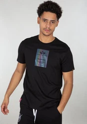 Alpha Industries T-Shirt Rainbow Reflective Label T Regenbogen