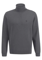 FYNCH-HATTON Strickpullover Dunkelgrau/Grau/Hellgrau