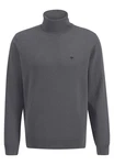 FYNCH-HATTON Strickpullover Dunkelgrau/Grau/Hellgrau