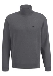 FYNCH-HATTON Strickpullover Dunkelgrau/Grau/Hellgrau