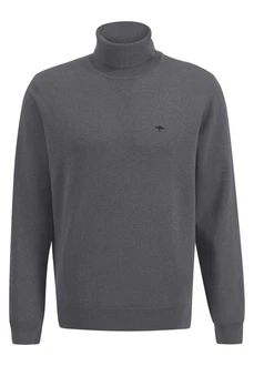 FYNCH-HATTON Strickpullover Dunkelgrau/Grau/Hellgrau