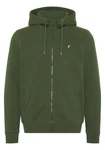Chiemsee Sweatjacke mit Jumper-Motiven Dunkelgrün/Grün
