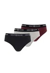 WESTMARK LONDON Slip Logan 3-PACK Schwarz/Rot/Blau/Dunkelrot/Bordeaux/Lila
