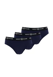 WESTMARK LONDON Slip Logan 3-PACK Dunkelblau/Blau
