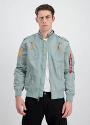 Alpha Industries Bomberjacke Falcon II Blau/Hellblau/Grau