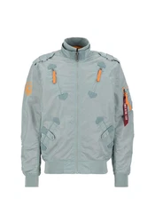 Alpha Industries Bomberjacke Falcon II Blau/Hellblau/Grau
