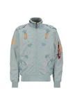 Alpha Industries Bomberjacke Falcon II Blau/Hellblau/Grau