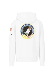 Alpha Industries Space Shuttle Hoodie Weiß/Dunkelgrau/Creme