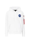 Alpha Industries Space Shuttle Hoodie Weiß/Dunkelgrau/Creme
