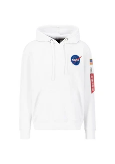 Alpha Industries Space Shuttle Hoodie Weiß/Dunkelgrau/Creme