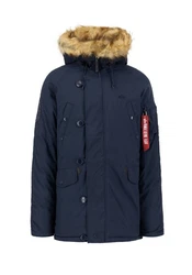 Alpha Industries Winterjacke Explorer Dunkelblau/Blau