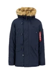 Alpha Industries Winterjacke Explorer Dunkelblau/Blau
