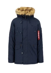 Alpha Industries Winterjacke Explorer Dunkelblau/Blau