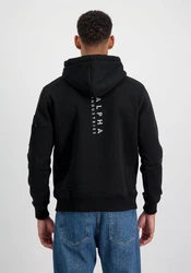 Alpha Industries Hoodie EMB Schwarz/Grün