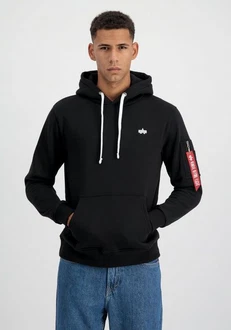 Alpha Industries Hoodie EMB Schwarz/Grün