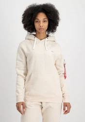 Alpha Industries Hoodie EMB Khaki/Beige/Weiß/Rot/Rosa