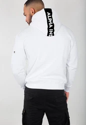 Alpha Industries Sweatshirt 'Red Stripe' Rot