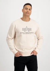 Alpha Industries Sweater Basic Sweater Embroidery Weiß/Beige/Khaki/Gelb/Rot