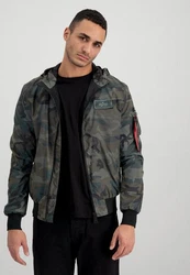 Alpha Industries Bomberjacke MA-1 LW Hooded Refl. Camo Refl. Camo