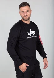 Alpha Industries 3D Logo Sweater II Schwarz/Grün/Rot