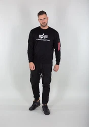 Alpha Industries 3D Logo Sweater II Schwarz/Grün/Rot