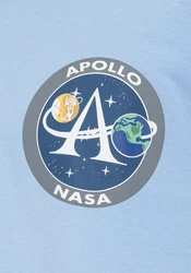 Alpha Industries Hoodie Apollo Mission Hellblau/Blau