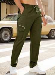 JMIERR Cargohose Herren Outdoorhose Baggy Freizeithose 