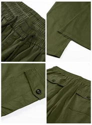JMIERR Cargohose Herren Outdoorhose Baggy Freizeithose 