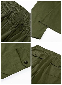 JMIERR Cargohose Herren Outdoorhose Baggy Freizeithose 