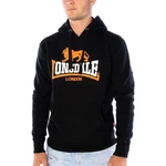 Lonsdale Kapuzenpullover Thurning Schwarz/Hellblau/Orange/Dunkelblau