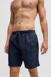 BOSS Badeshorts Orca Dunkelblau/Blau