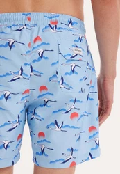WESTMARK LONDON Badeshorts WMPATTERN SWIMSHORTS Blau/Hellblau/Creme