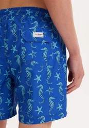 WESTMARK LONDON Badeshorts WMPATTERN SWIMSHORTS Blau/Hellblau