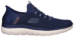 Skechers SUMMITS-HIGH RANGE Slip-On Sneaker Dunkelblau/Hellblau/Grau/Blau