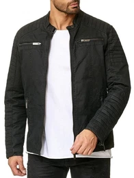 Outdoorjacke Des Moines im Bikerlook