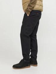 Jack & Jones Chinohose JPSTMarco Fury Dunkelblau/Schwarz