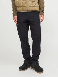 Jack & Jones Chinohose JPSTMarco Fury Dunkelblau/Schwarz