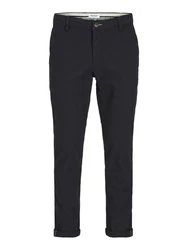 Jack & Jones Chinohose JPSTMarco Fury Dunkelblau/Schwarz