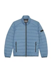 Marc O'Polo Steppjacke mit 2-Wege-Zipper Hellblau/Grau