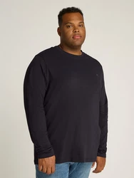 Tommy Hilfiger Longsleeve BT-STRETCH SLIM FIT L/S TEE-B Schwarz